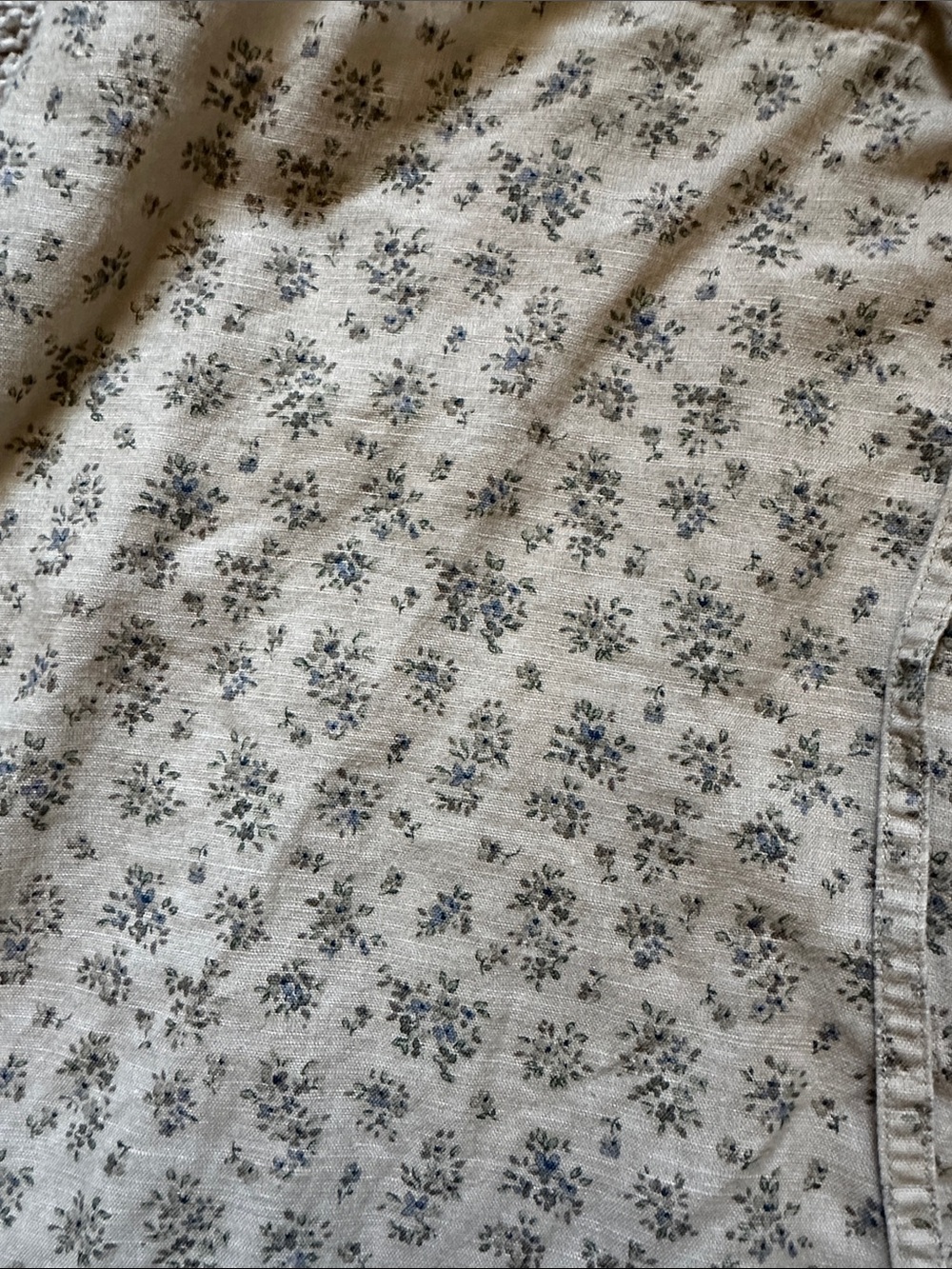Vintage Liz Claiborne Women’s Linen Floral Button-Front midi/maxi Skirt - Picture 2 of 8